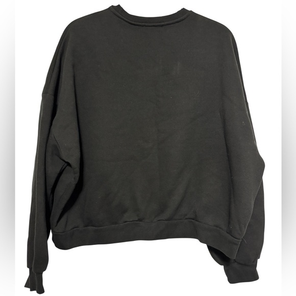 Bershka Disney Dumbo Elephant Gold Glitter Logo Crewneck Sweatshirt Sz M - Picture 4 of 4